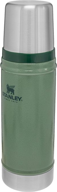 Stanley Classic Legendary Thermosflasche 473 ml - Thermos Hält 15 Stunden Heiß oder Kalt - Edelstahl Thermoskanne - BPA-Frei - Spülmaschinenfest - Hammertone Green